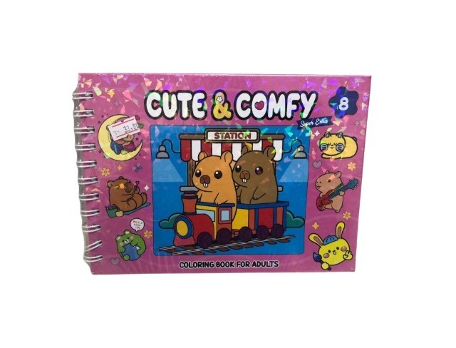 LIVRO COLORIR CUTE E COMFY